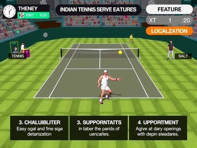 Indian Tennis Serve Expert gameplay screenshot