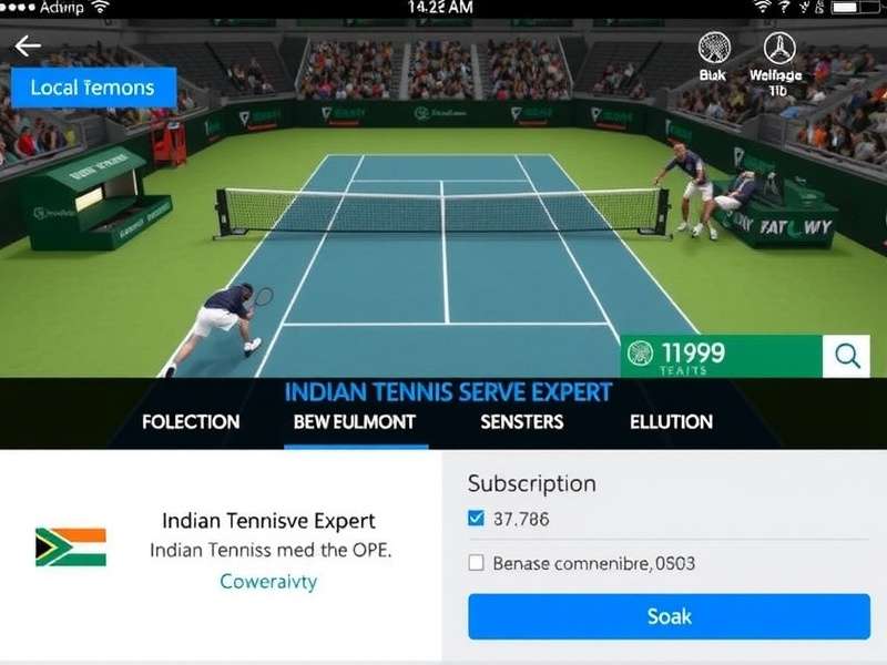 Indian Tennis Serve Expert localization features